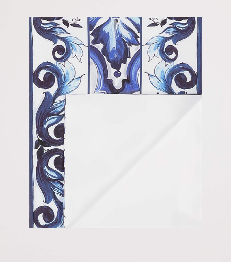 Dolce&Gabbana Casa Majolica print cotton pillowcases set of two 50x80cm - British product