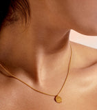 Monica Vinader gold vermeil pendant necklace, imported from the UK
