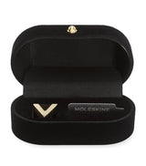 Harrods Moleskine Gold-Plated V Notebook Charm- Buy online at McGrocer