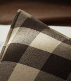 Ralph Lauren Home wool check Joshua cushion 50cm x 50cm, imported from the UK