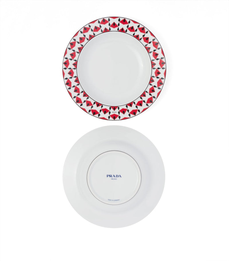 Prada Vienna soup plates set of 2 22cm, imported from the UK