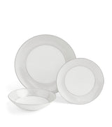 Harrods Wedgwood Gio Platinum Dinnerware Set of 12 Pieces- Buy online at McGrocer