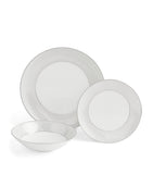 Wedgwood Gio Platinum dinnerware set of 12 pieces (British brand)