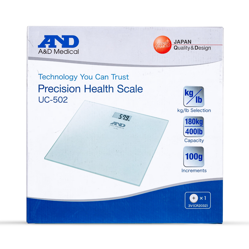 A&D Medical UC-502 bathroom scale white - British product