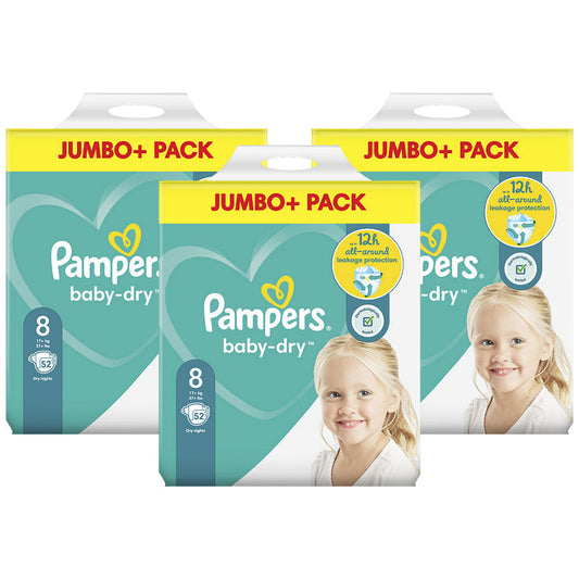 Pampers Stock Up Nappies Bundle Size 8 GOODS ASDA   