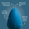 Smile Makers Ballerina vulva vibrator compact silicone (British brand)