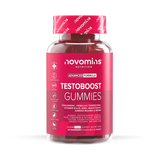 Holland & Barrett Novomins Testoboost Raspberry Flavoured 60 Gummies- Buy online at McGrocer