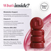Novomins men's supplement gummies raspberry flavour 60 count, imported from the UK