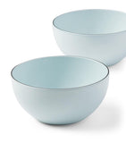 Prada set of two celadon porcelain bowls with hand-glazed finish, imported from the UK