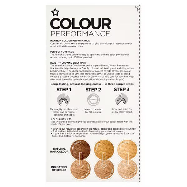 Superdrug Colour Performance 9.16 Natural Baby Ash Blonde (British brand)