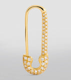 Anita Ko yellow gold and diamond safety pin earring - British product
