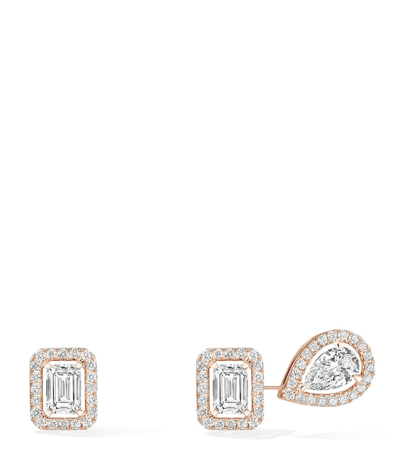 Messika My Twin rose gold diamond earrings 0.81ct, UK version