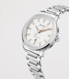 Piaget stainless steel diamond Polo Date watch 36mm, UK version