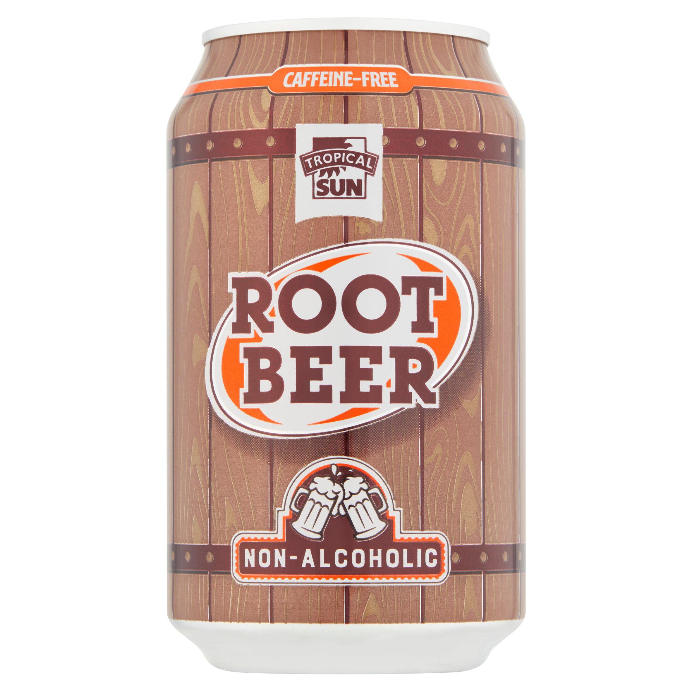 Tropical Sun American Style Root Beer 330ml (Sugar levy applied) American Sainsburys
