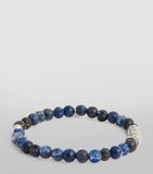 Tateossian sodalite and sterling silver discs bracelet, UK version