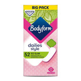 Superdrug Bodyform Dailies So Slim Panty Liners 52 Pack- Buy online at McGrocer