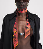 PUCCI silk printed scarf 5cm x 120cm, imported from the UK
