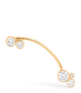 Harrods Sophie Bille Brahe Yellow Gold and Diamond Stellari Diamant Single Right Earring- Buy online at McGrocer