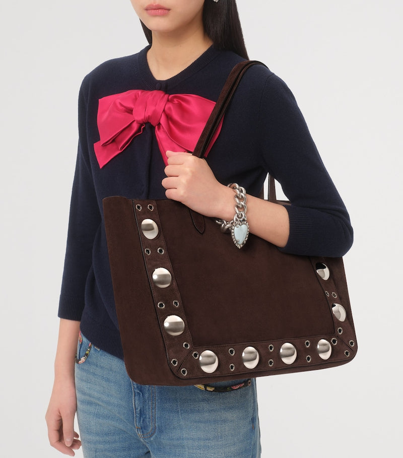 Valentino Garavani suede Nellcôte tote bag - British product