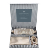 Harrods Silk Sleep Set with Pillowcase, Eye Mask, and Scrunchies- Buy online at McGrocer