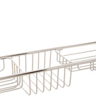 Zodiac extendable bath rack with compartments and hooks (British brand)