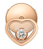 Chopard rose gold diamond single earring, imported from the UK