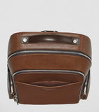 Aspinal of London Pebble Leather Reporter backpack, imported from the UK