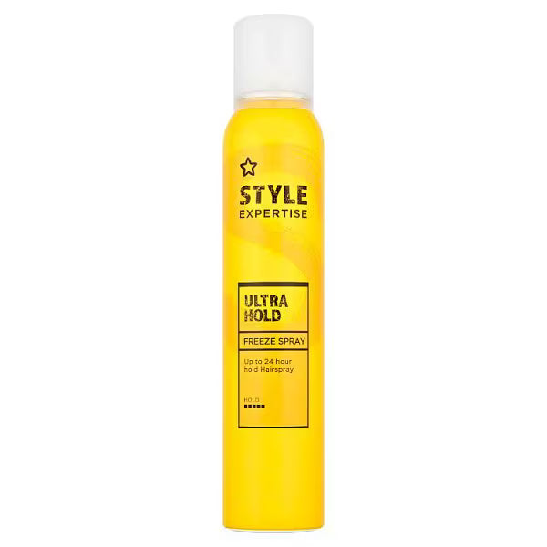 Superdrug Style Expertise freeze hold hairspray 200ml (British brand)