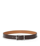 LOEWE leather logo buckle belt 3.5cm, UK version