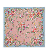 Harrods Dolce&Gabbana Silk Floral Foulard 90cm x 90cm- Buy online at McGrocer