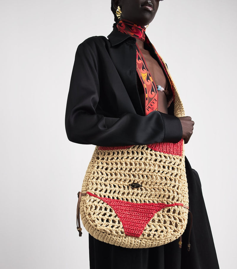 PUCCI Puccinella woven tote bag, UK version