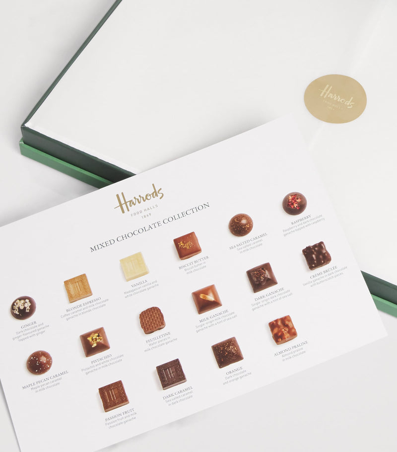 Harrods mixed 48-piece chocolate collection box, UK version