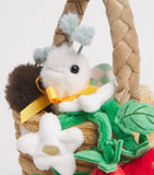 Harrods Strawberry Basket plush toy 13cm, imported from the UK