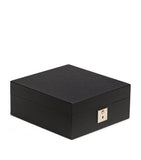 Smythson Panama watch box in crossgrain leather (British brand)