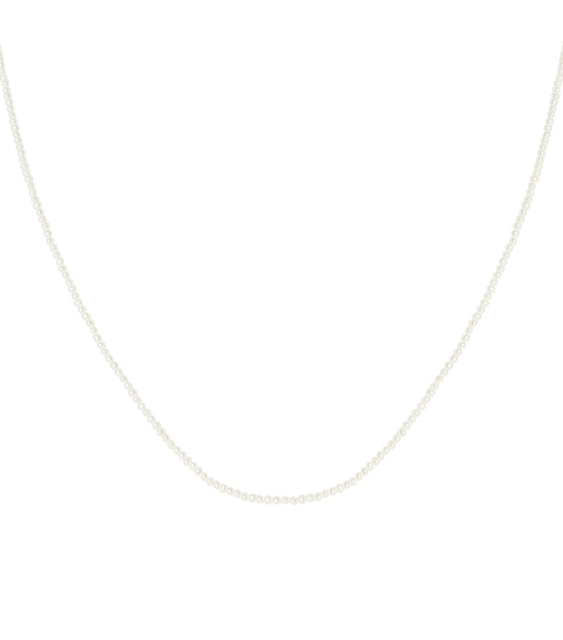 Astrid & Miyu white gold freshwater pearl necklace, UK version