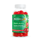 Holland & Barrett Berocca Multi Action Gummies Cherry Flavour Vitamin Gummies 60 Gummies- Buy online at McGrocer