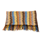 Superdrug Livingandhome Bohemian Sofa Throw Blanket with Tassels 170cm x 127cm- Buy online at McGrocer
