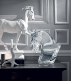 Lalique crystal horse head sculpture 38cm, UK version