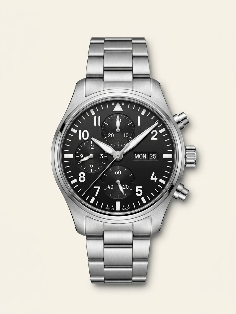 IWC Schaffhausen Pilot's Performance Chronograph titanium watch 41mm (British brand)