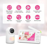 VTech 5-inch pan and tilt baby monitor, imported from the UK