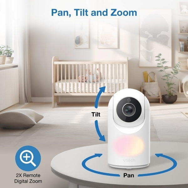 VTech 5-inch pan and tilt baby monitor, imported from the UK