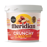 Holland & Barrett Meridian Natural Crunchy Peanut Butter 1kg- Buy online at McGrocer