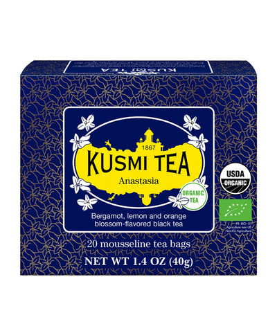 Harrods Organic Earl Grey Tea with Lemon and Orange Blossom 20 Tea Bags- Buy online at McGrocer