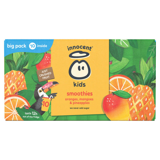 Innocent Kids Smoothies, Oranges, Mangoes & Pineapples 10x150ml GOODS Sainsburys   