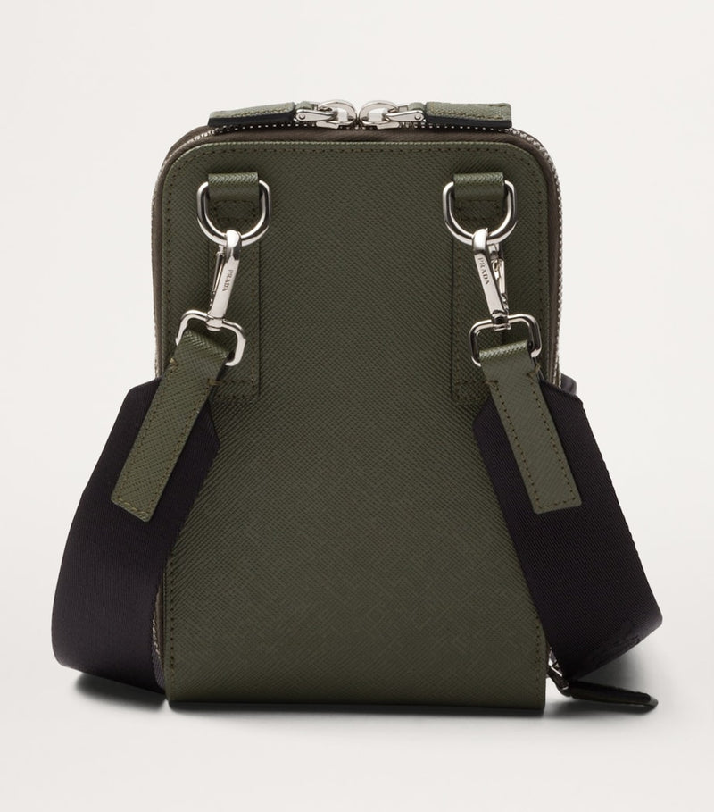 Prada Saffiano leather smartphone case, imported from the UK
