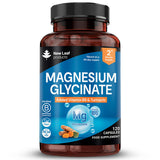 Superdrug New Leaf Magnesium Glycinate + B6 & Turmeric Dietary Supplement - 120 Capsules- Buy online at McGrocer
