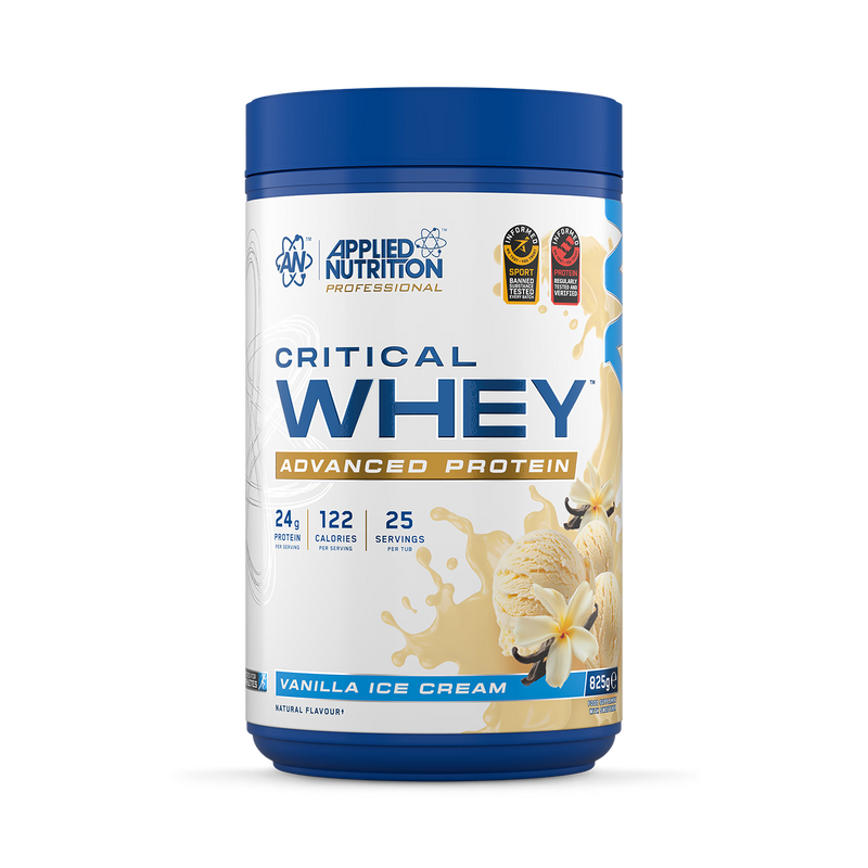Applied Nutrition Critical Whey vanilla protein powder 825g - British product