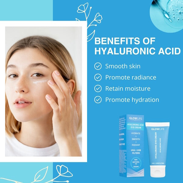 Glowlife hyaluronic eye cream 30ml, UK version