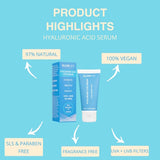 Glowlife hyaluronic eye cream 30ml, UK version