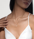 Messika Move Uno yellow gold diamond necklace 0.30ct, UK version